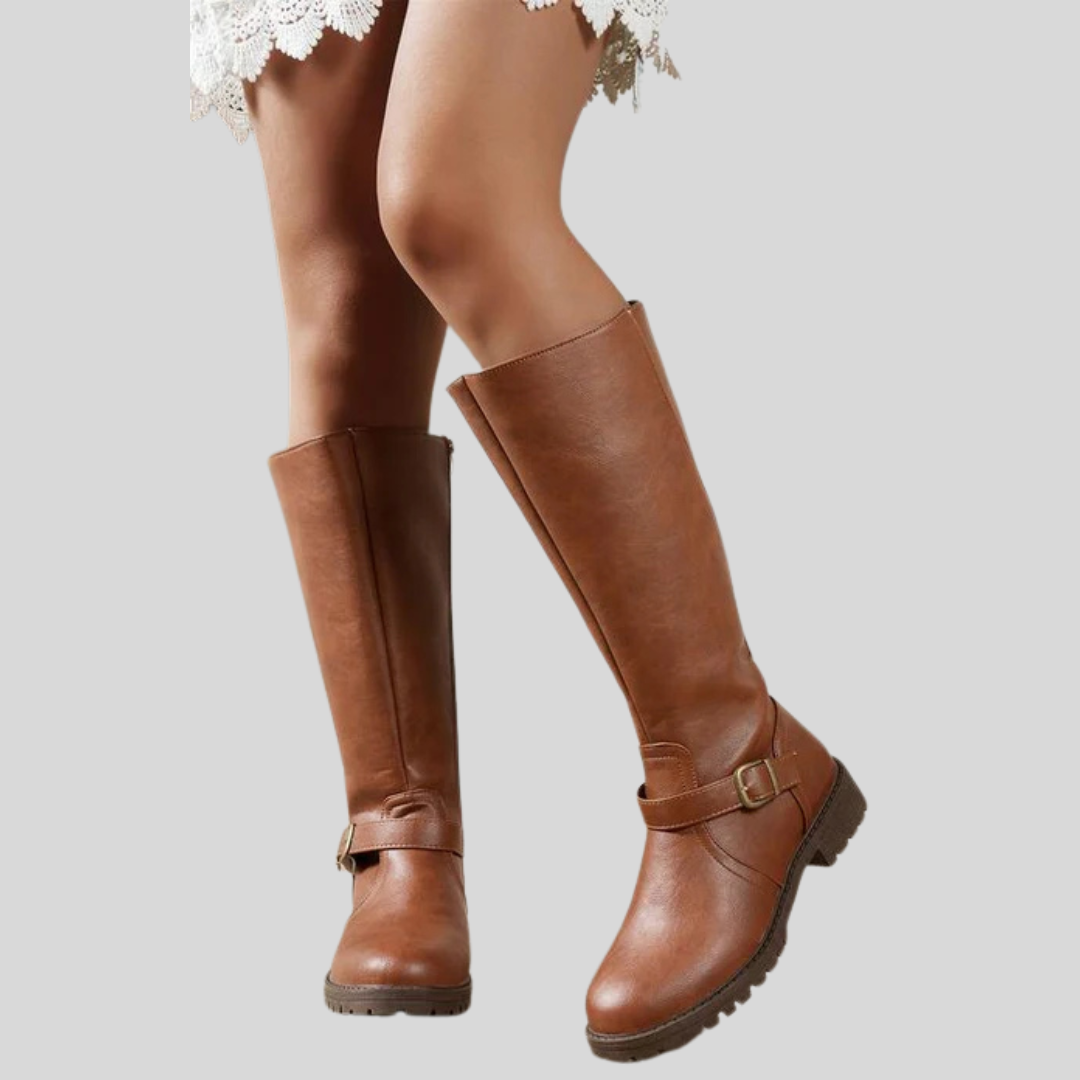 Soft Low Heel Ankle Boots for Everyday Wear - OutfitLondon
