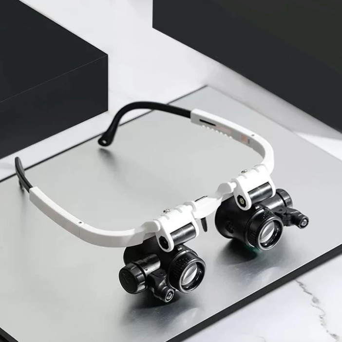 LED Lighted Magnifying Glasses with 3X Zoom - OutfitLondon