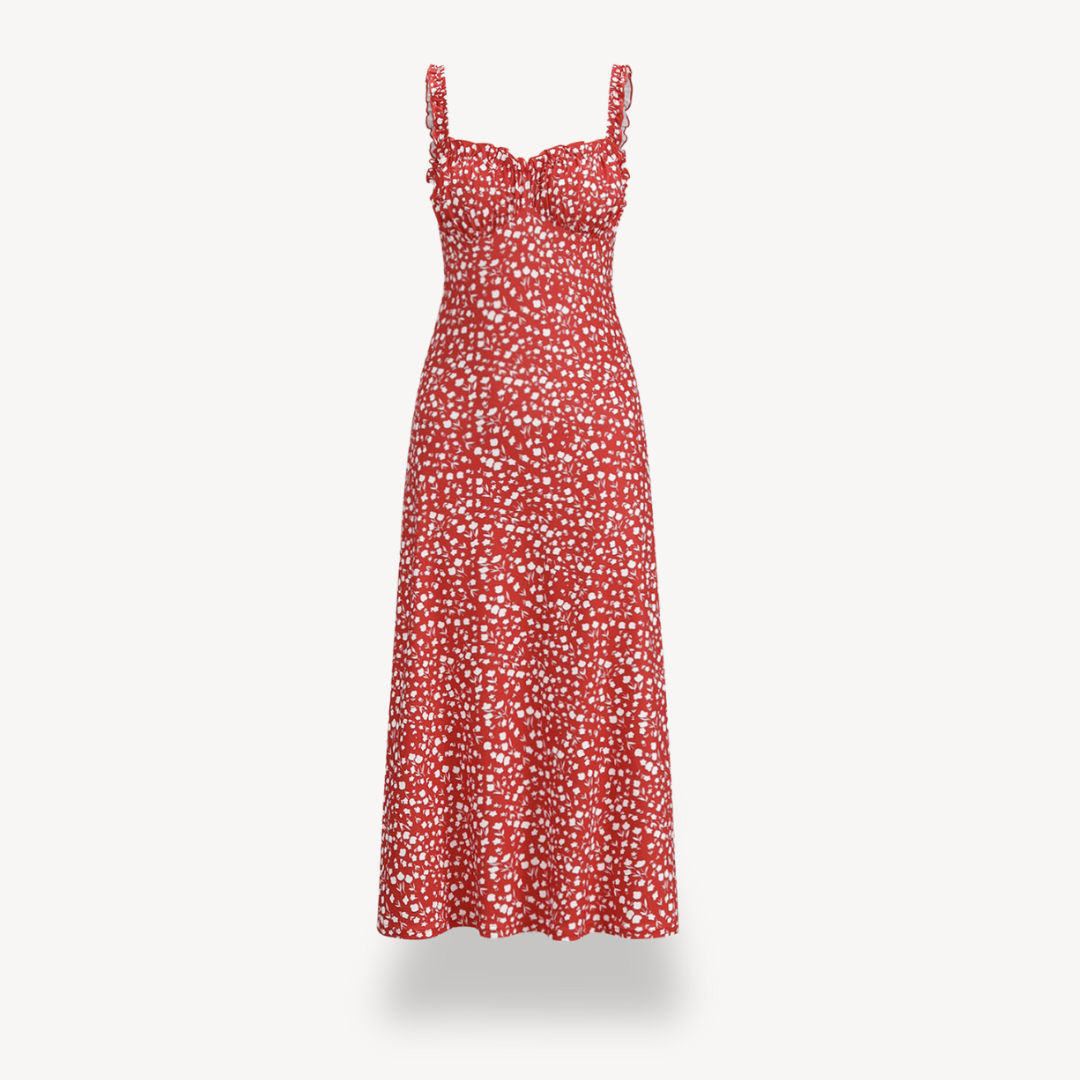 Pretty Knee Length Women's Dress - OutfitLondon
