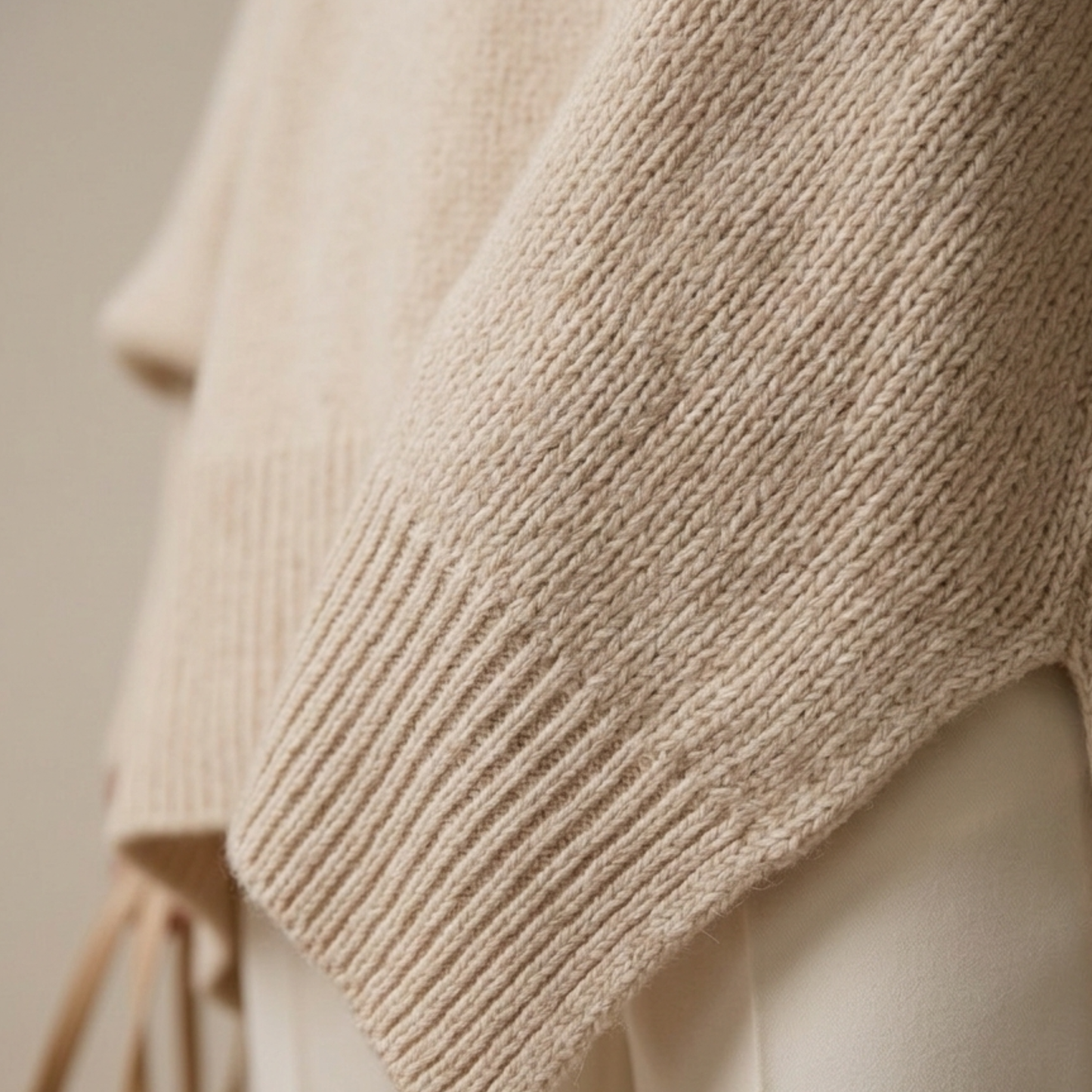 Cozy Women's Oversized Knit Sweater Poncho