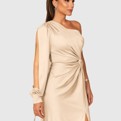 Elegant Single Shoulder Formal Dress