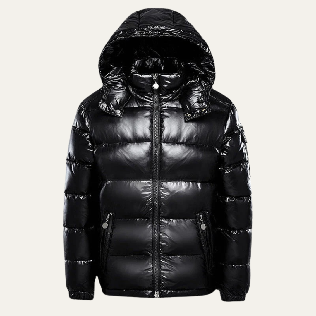 Men's Insulated Parka Jacket with Faux Fur Trim - OutfitLondon