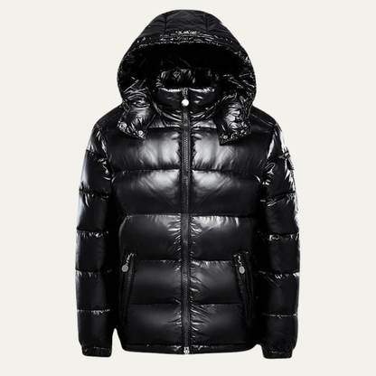 Men's Insulated Parka Jacket with Faux Fur Trim - OutfitLondon