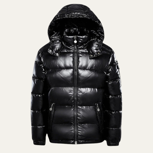 Men's Insulated Parka Jacket with Faux Fur Trim - OutfitLondon