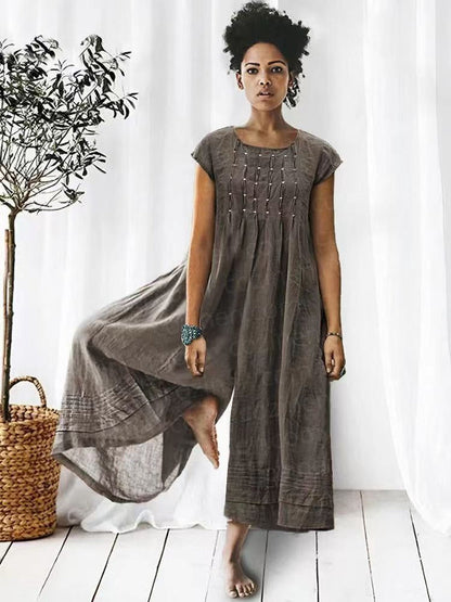 Loose Fit Summer Women's Jumpsuit - OutfitLondon