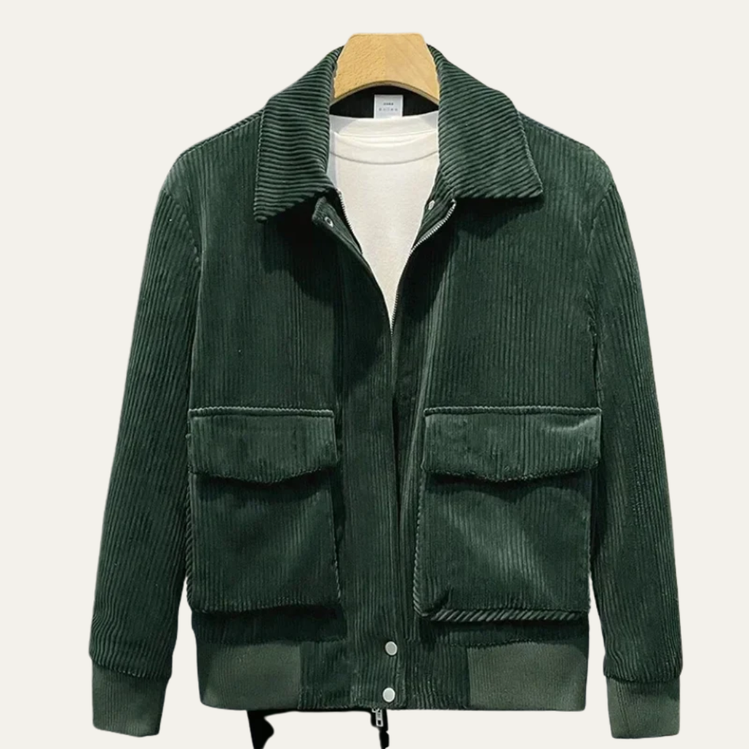 Men's Soft Button Down Relaxed Fit Jacket
