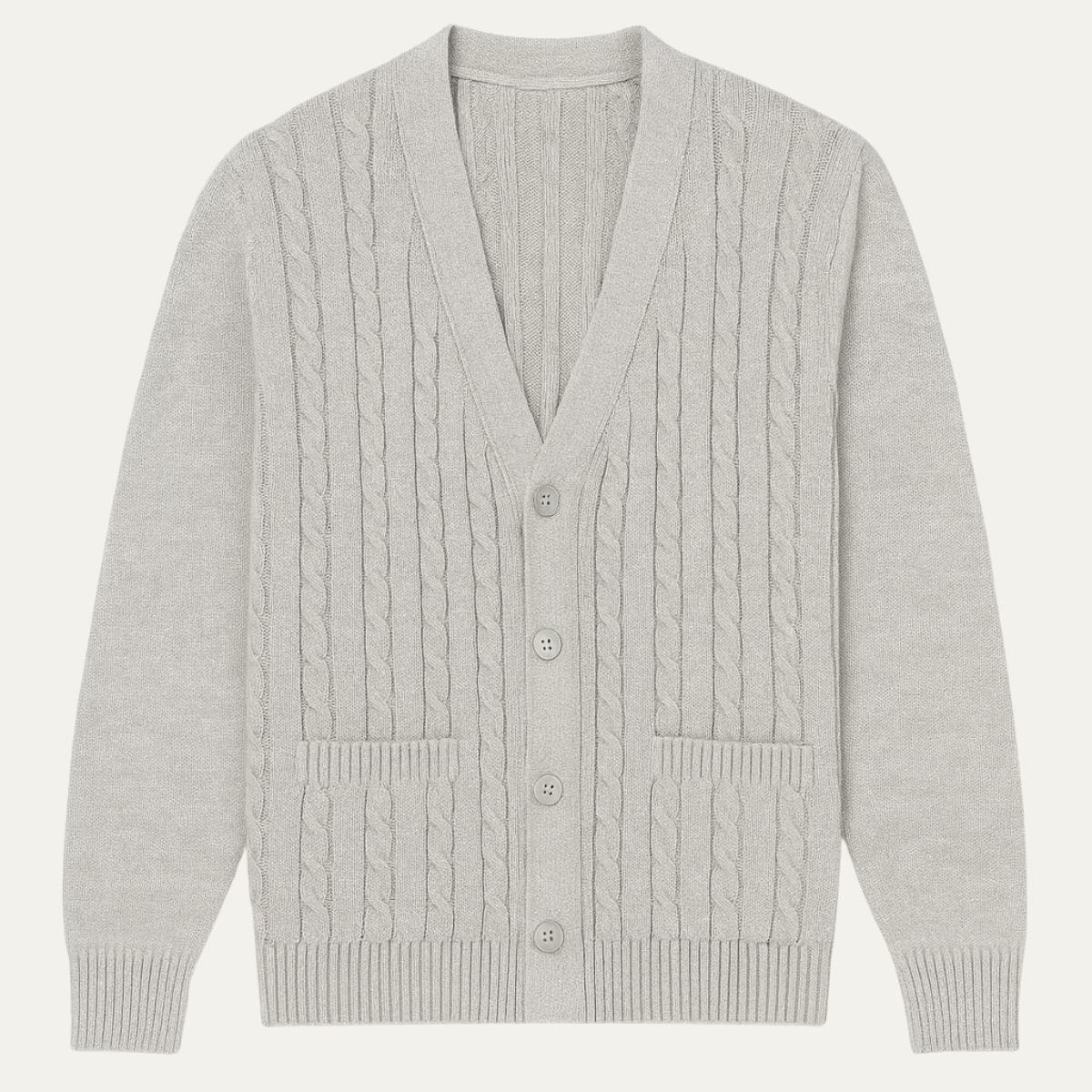 Warm Crew Neck Knitted Men's Winter Sweater - OutfitLondon
