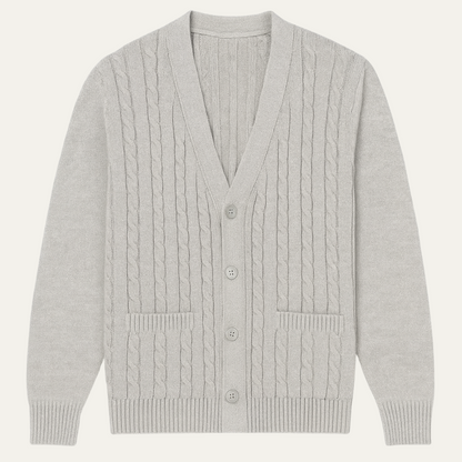 Warm Crew Neck Knitted Men's Winter Sweater - OutfitLondon