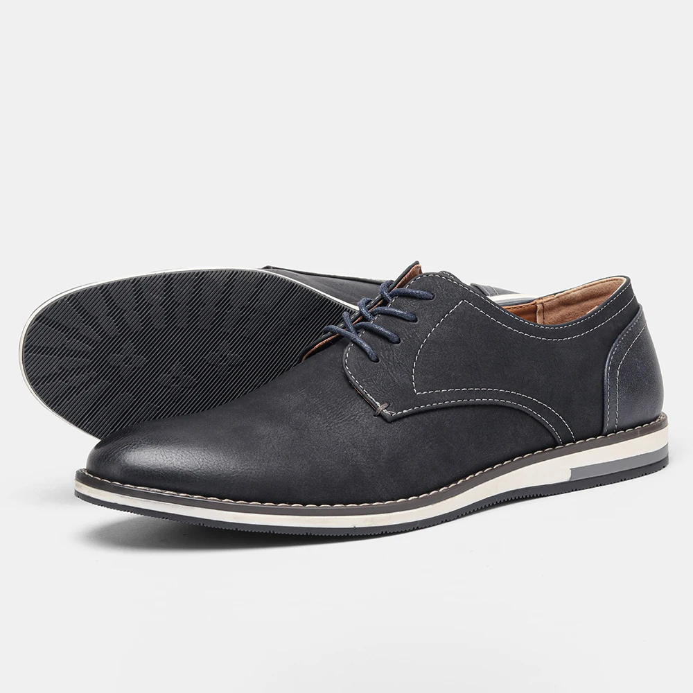 Comfortable Men's Airy Walking Shoes with Grip Sole