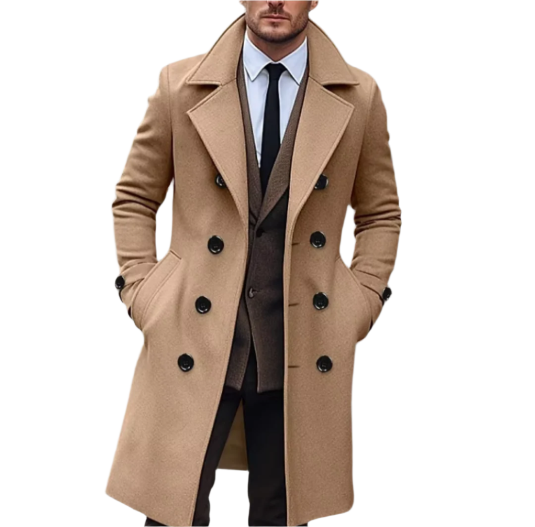 Classic Water Repellent Mens Trench Coat