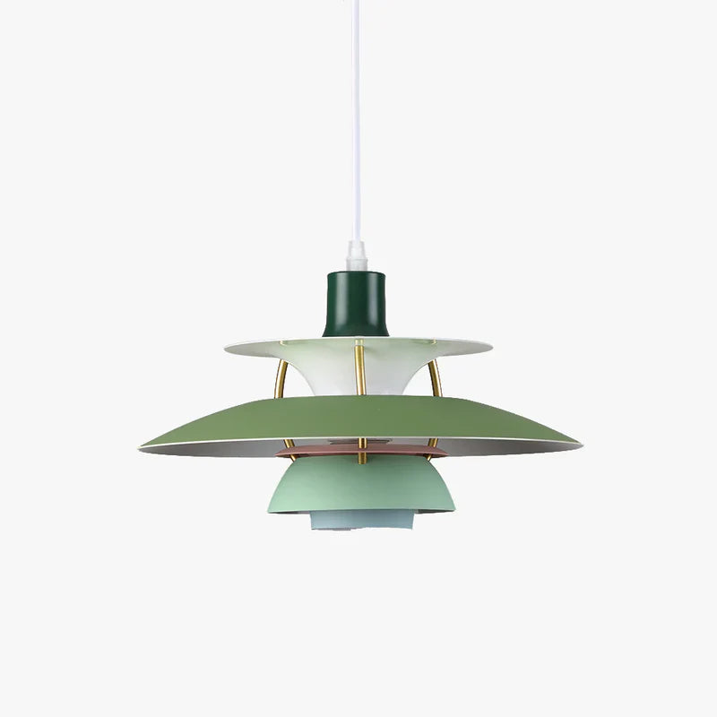 Stylish LED Hanging Lamp With Glass Shade