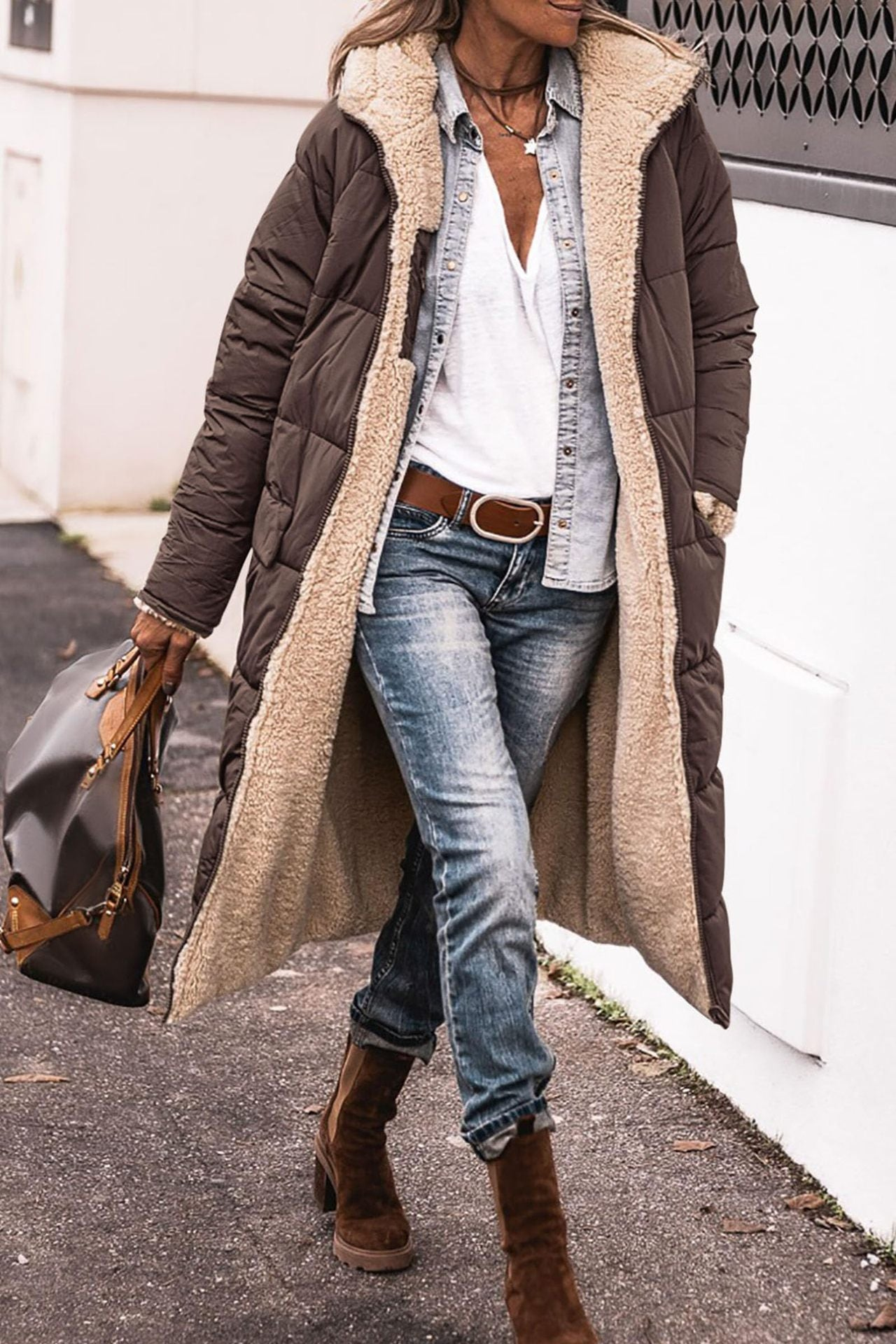 Classic Double Sided Trench Coat - OutfitLondon