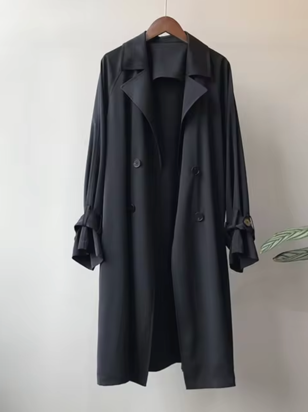 Timeless Double Breasted Long Coat - OutfitLondon