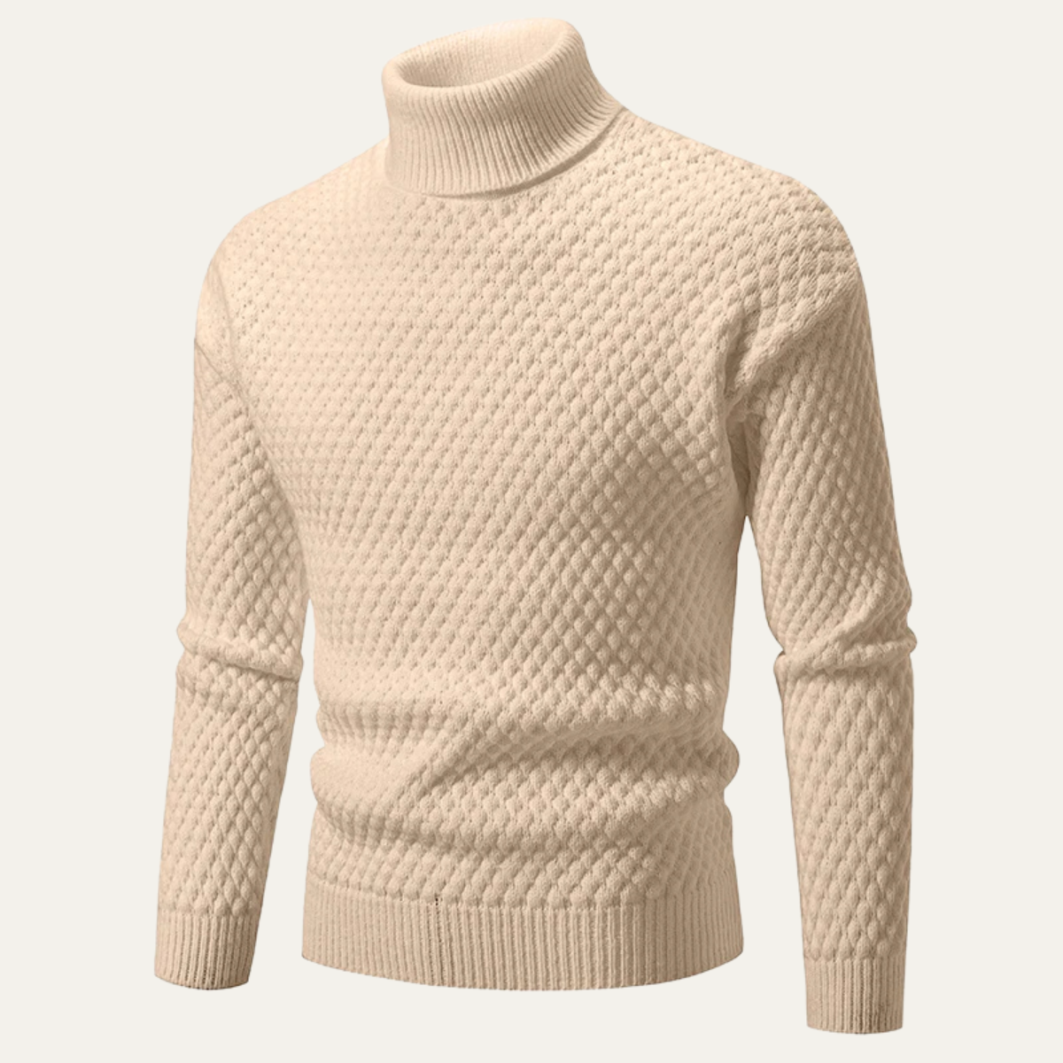 Classic Men's Slim Fit Wool Crew Neck Sweater