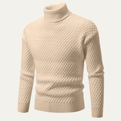 Classic Men's Slim Fit Wool Crew Neck Sweater