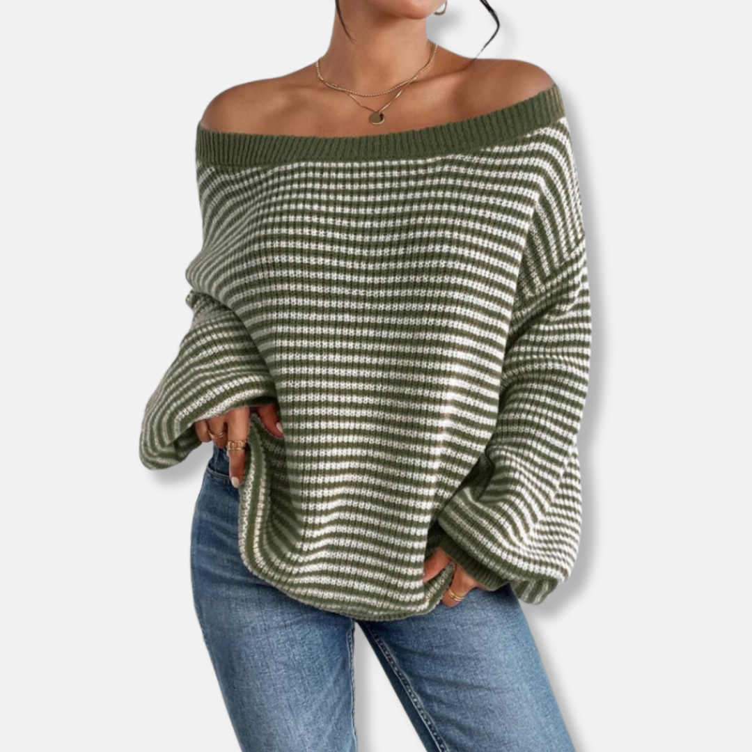Cozy Women's Crew Neck Oversized Sweater