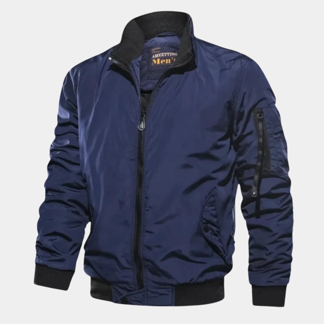 Men's Classic Insulated Bomber Coat - OutfitLondon