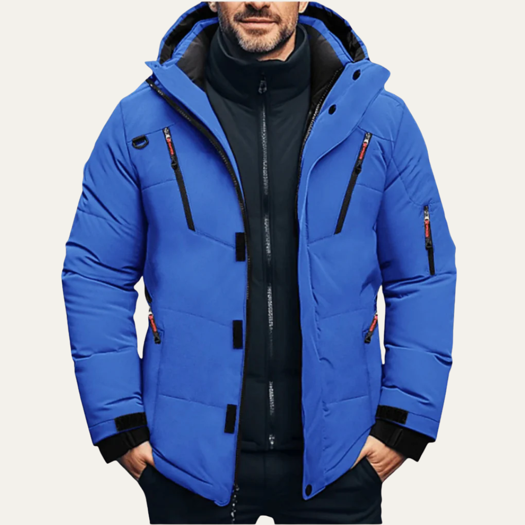 Warm Insulated Waterproof Men's Parka Coat - OutfitLondon