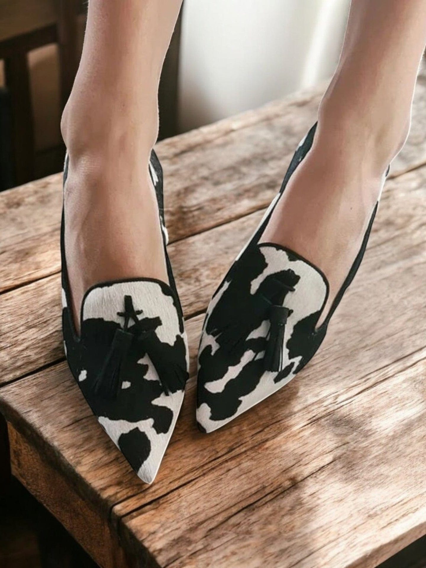 Classic Pointed Slip On Shoes