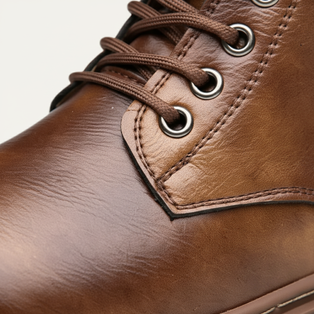 Stylish Men's Waterproof Leather Ankle Boots