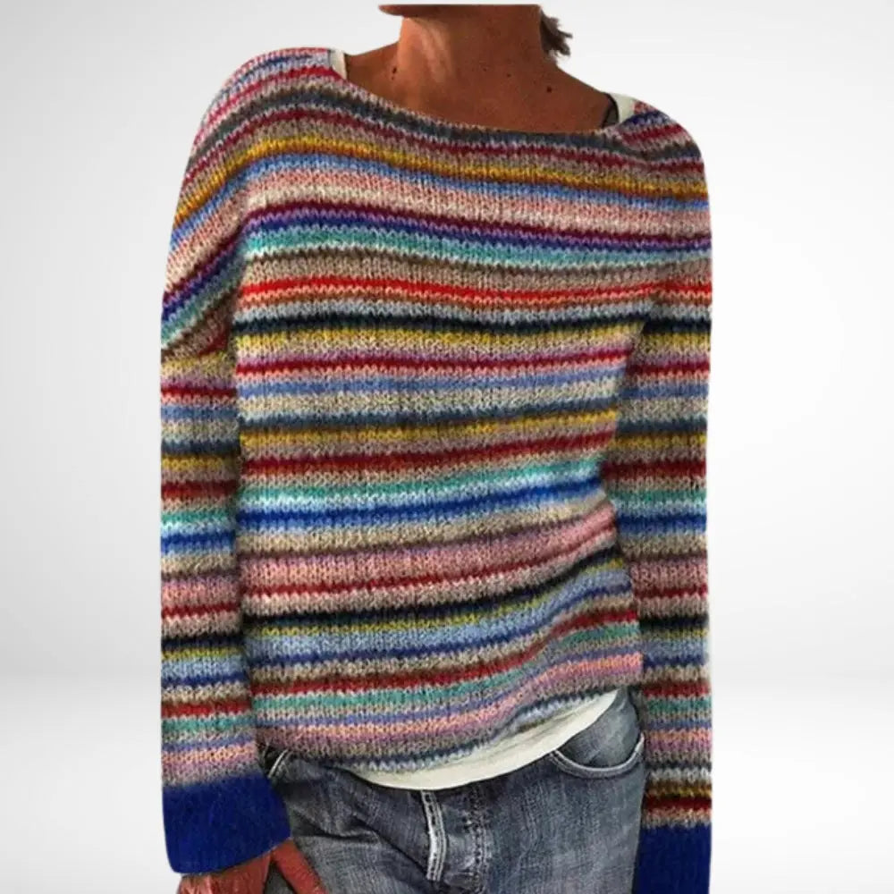 Cozy Icelandic Wool Sweater - Classic Hand Knit Pullover