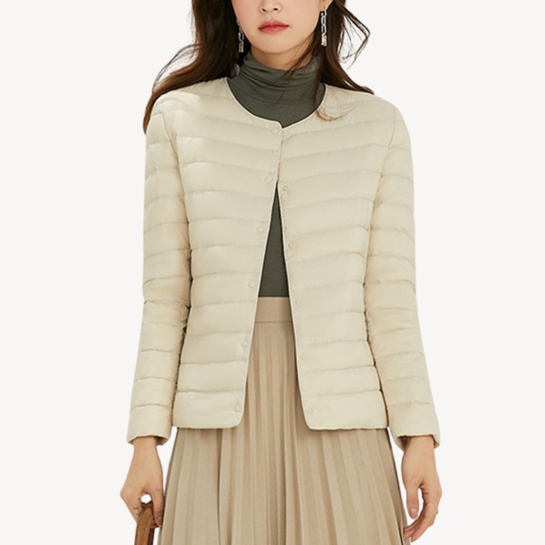Warm Down Filled Coat for Ladies - OutfitLondon