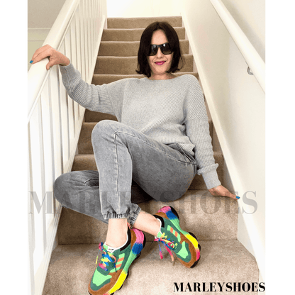 Comfortable Arch Support Colorful Shoes
