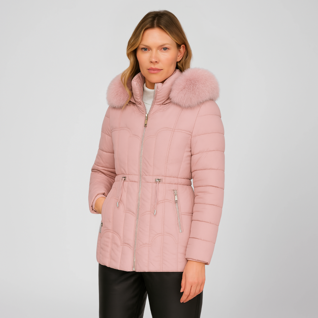 Warm Insulated Quilted Winter Parka Coat - OutfitLondon