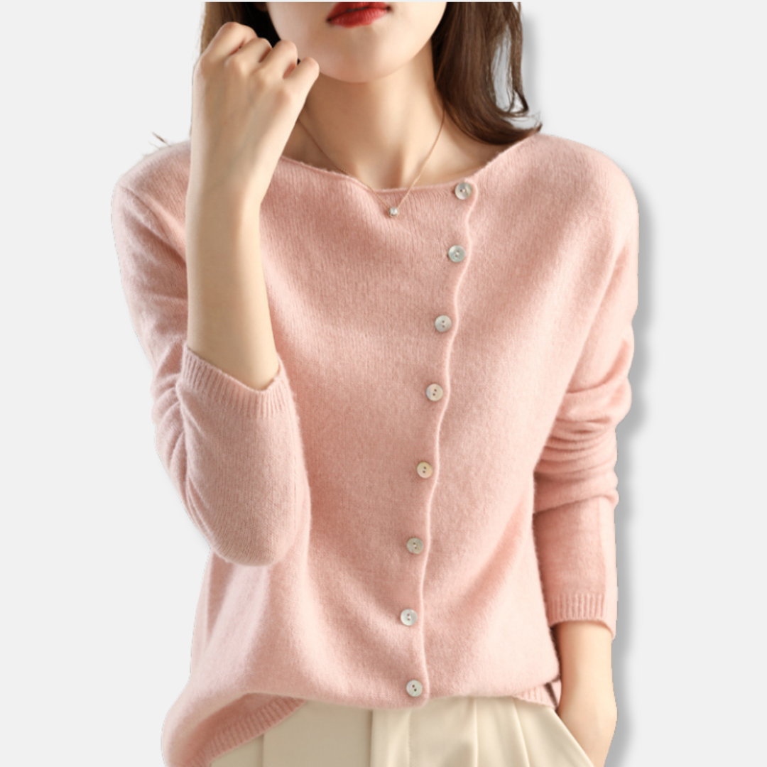 Cozy Wool Blend Open Front Cardigan Sweater - OutfitLondon