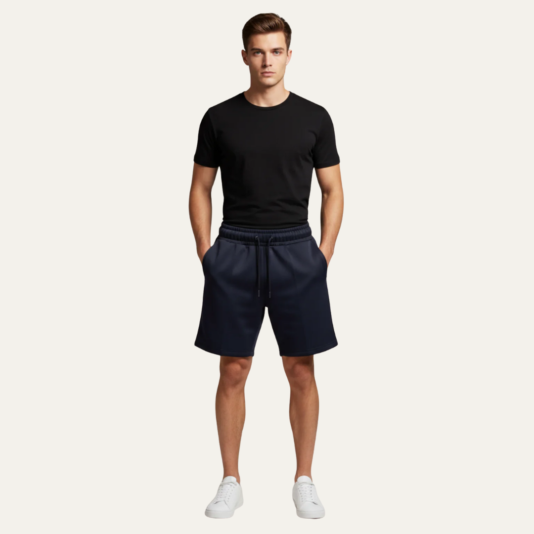 Men's Relaxed Fit Knee Length Cotton Shorts