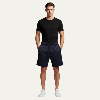 Men's Relaxed Fit Knee Length Cotton Shorts