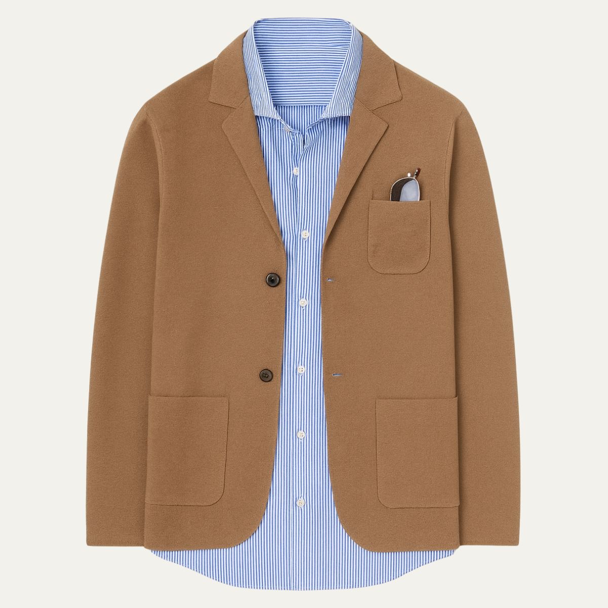 Lightweight Beige Summer Blazer for Men