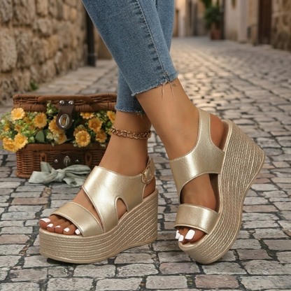 Comfortable High Heel Summer Sandals for Women - OutfitLondon