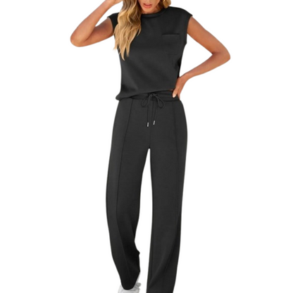 Relaxed Fit Comfortable Summer Loungewear Set - OutfitLondon