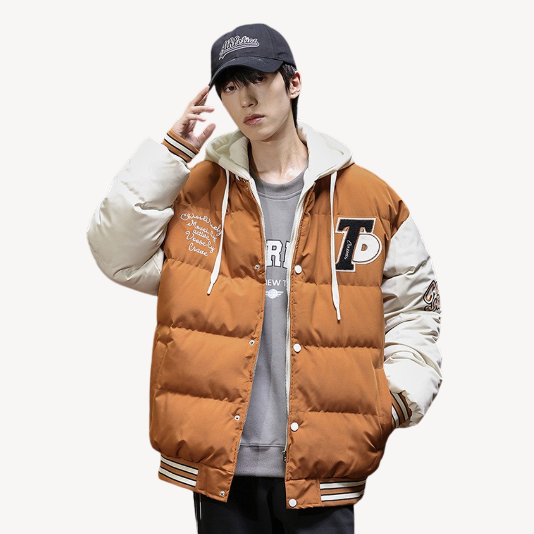 Waterproof Mens Insulated Hooded Jacket - OutfitLondon
