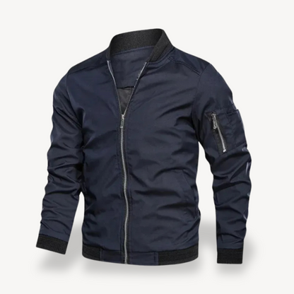 Slim Fit Water Resistant Bomber Jacket - OutfitLondon