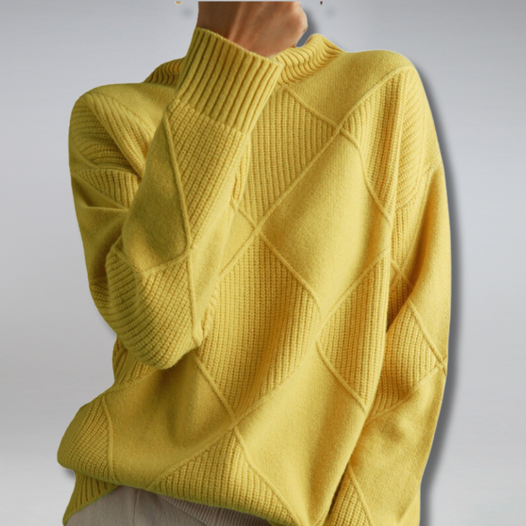 Warm Winter Women's Soft Cashmere Sweater - OutfitLondon