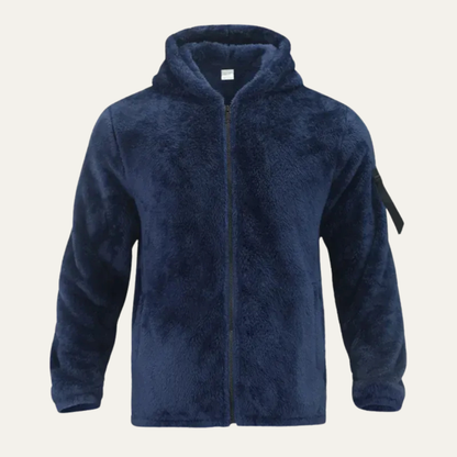 Warm Mens Fleece Hoodie with Pocket