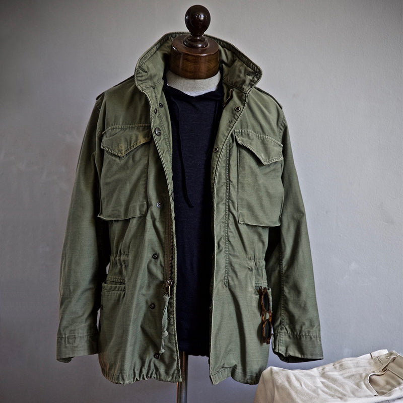 Classic Military Field Jacket - Retro Army Style - OutfitLondon