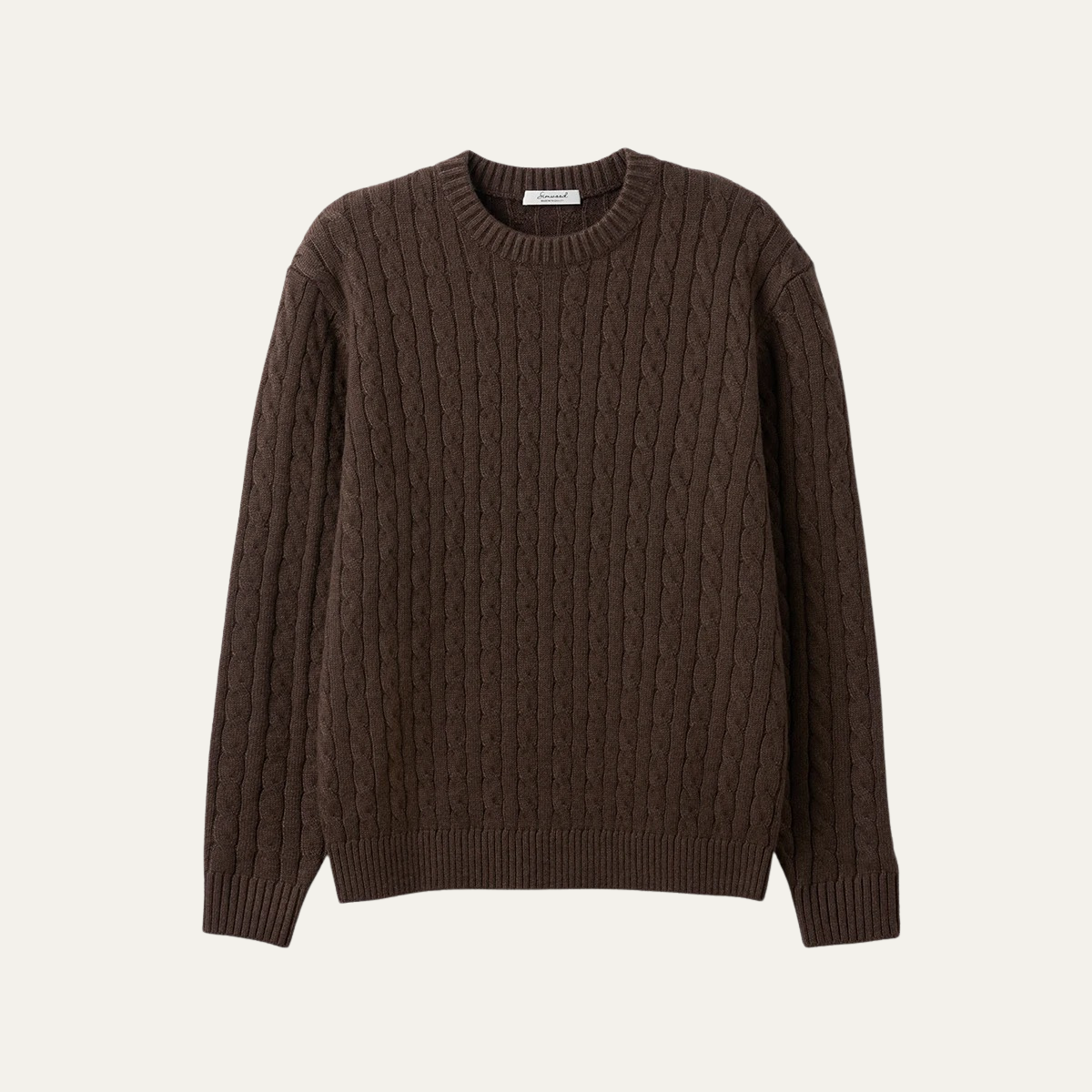 Classic Men's Knit Crew Neck Jumper Sweater - OutfitLondon