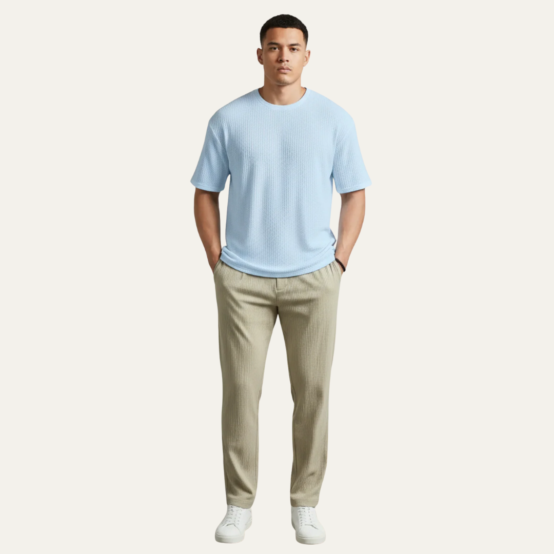 Men's Relaxed Fit Short Sleeve Polo Shirt - OutfitLondon