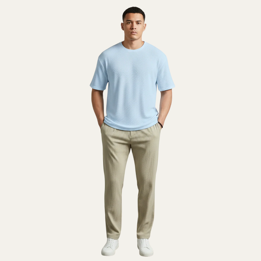 Men's Relaxed Fit Short Sleeve Polo Shirt - OutfitLondon