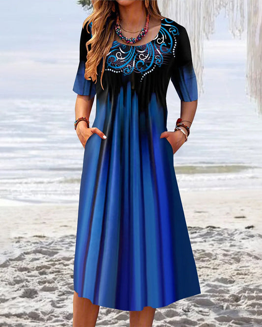 Women's Breathable Casual Sundress - OutfitLondon