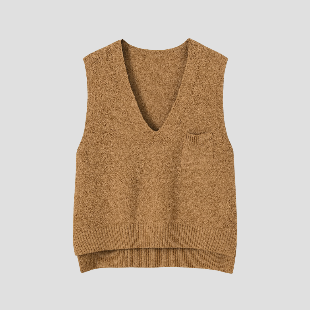 Ladies' Oversized Cardigan Vest - OutfitLondon