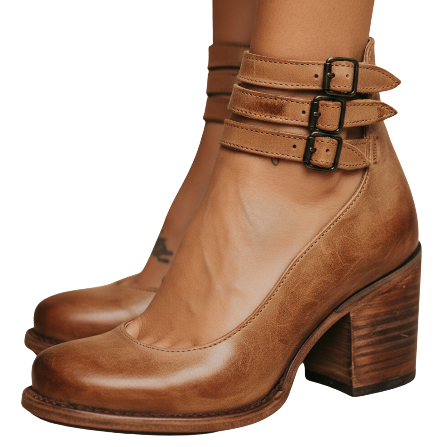 Elegant High Heel Ankle Strap Dress Pumps