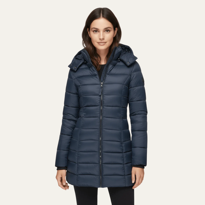 Slim Fit Women's Water Resistant Puffer Jacket - OutfitLondon