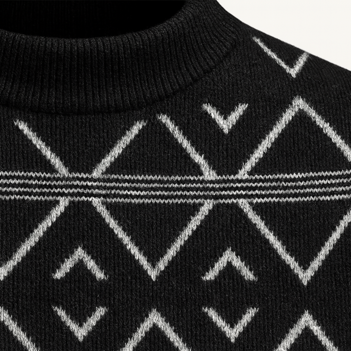 Cozy Men's Fleece Crew Neck Sweater