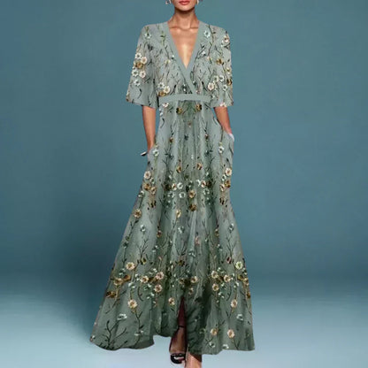 Beautiful Floral Party Dress for Women