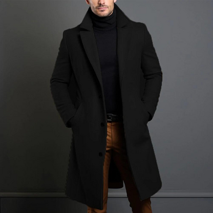 Warm Men's Long Parka Coat
