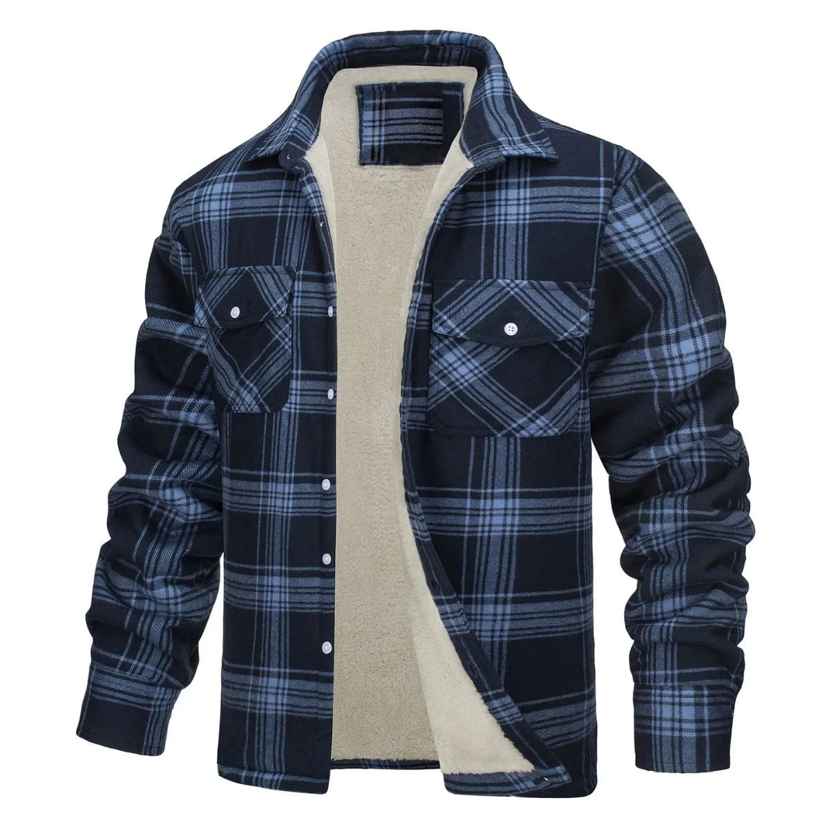 Warm Waterproof Men's Fleece Jacket Outdoor Coat